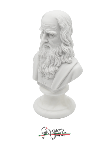Leonardo da Vinci - bust 5.91 in. (15 cm)