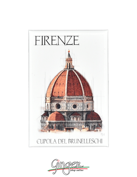 Calamita con monumenti e disegni di Firenze: Cupola del Brunelleschi