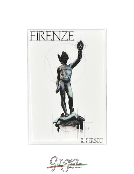 Calamita con monumenti e disegni di Firenze: Perseo