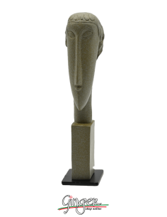 Sculptures by Modigliani: Head - 15 cm (5,91") or 23 cm (9,06")