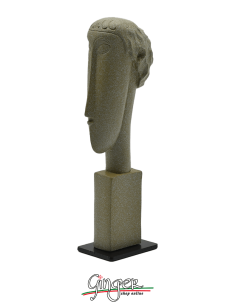 Sculptures by Modigliani: Head - 15 cm (5,91") or 23 cm (9,06") 2
