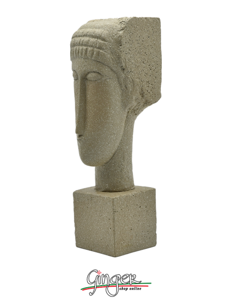 Sculptures by Modigliani: Head - 20 cm (7,87")