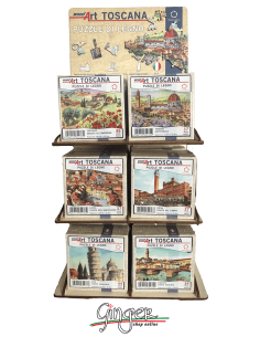 I mini Puzzle di legno da Collezione - Toscana