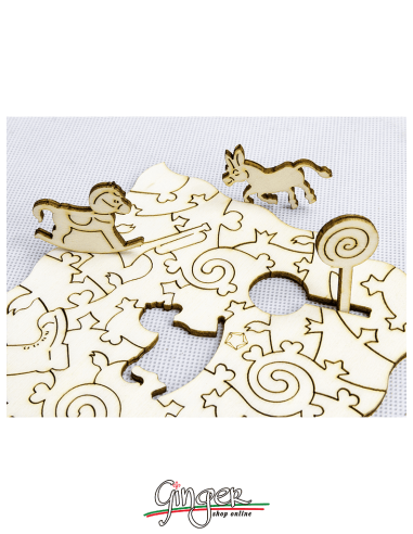 I mini Puzzle di legno da Collezione - Pinocchio