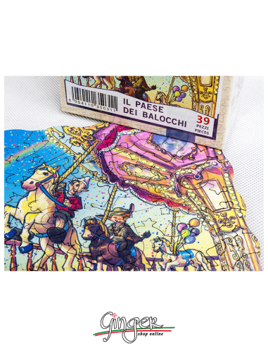 I mini Puzzle di legno da Collezione - Pinocchio