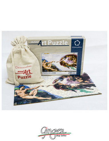 Puzzle di legno - Michelangelo: la Creazione
