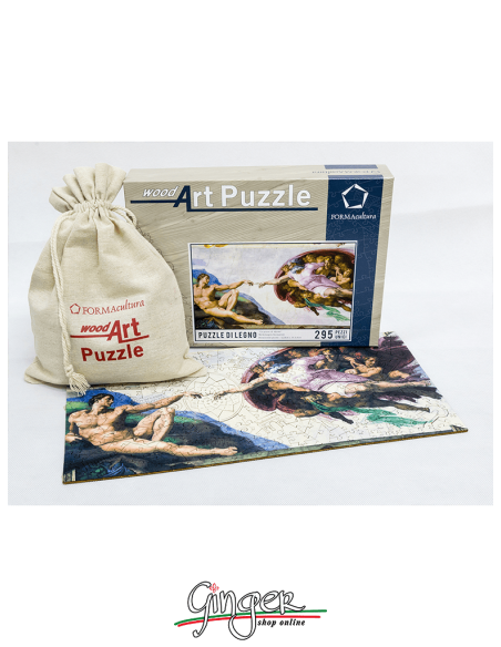 Puzzle di legno - Michelangelo: la Creazione