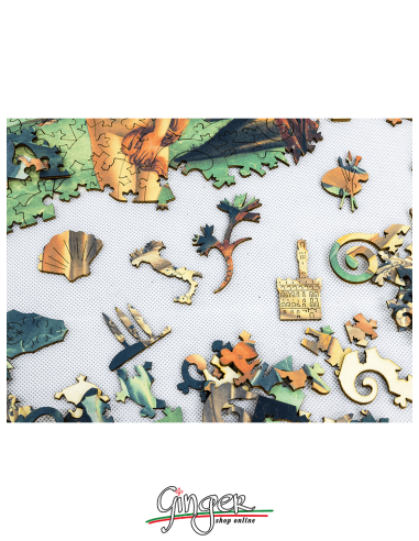 Collectible wooden puzzle