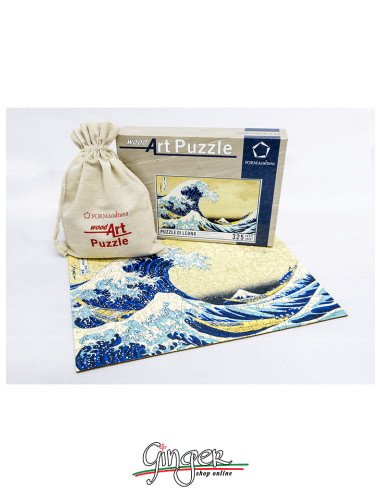 Puzzle di legno - Hokusai: la Grande Onda di Kanagawa