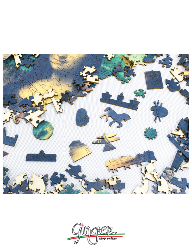 Collectible wooden puzzle