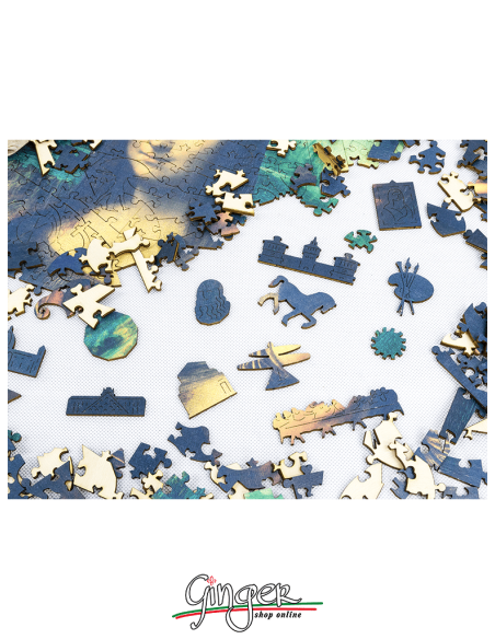 Collectible wooden puzzle