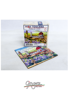 Collectible mini wooden Puzzle: Tuscany 2