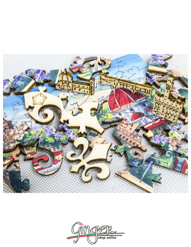 I mini Puzzle di legno da Collezione - Toscana