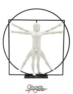 Leonardo da Vinci's Vitruvian Man 3D reproduction 2