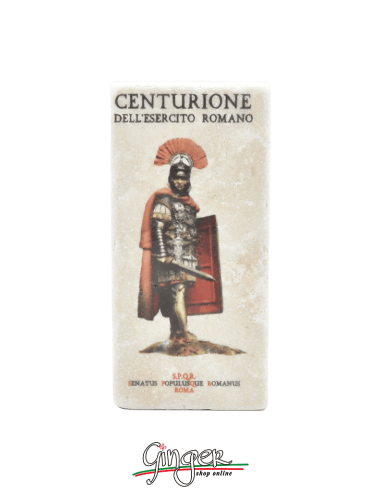 "New" - Magnet in real raw Italian marble - Centurion of the Roman army