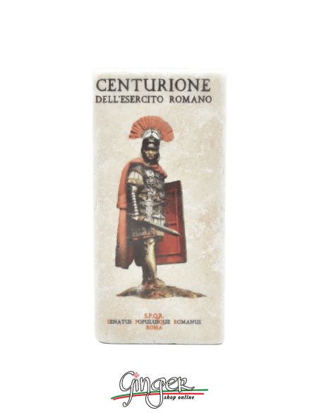 Calamita in marmo - Centurione dell'esercito Romano