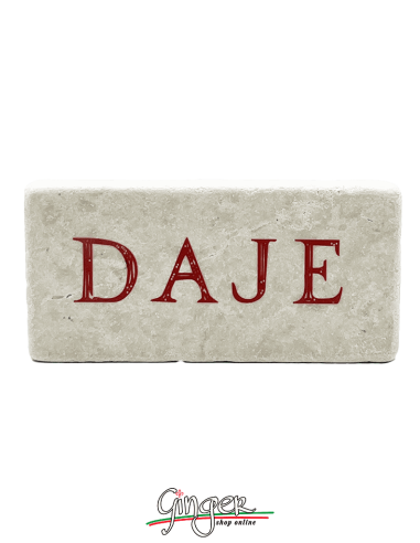 "New" - Magnet in real raw Italian marble - Daje