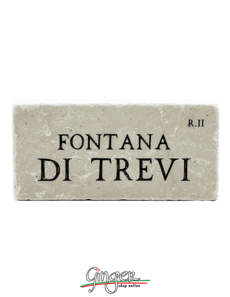 Calamita in marmo - Fontana di Trevi
