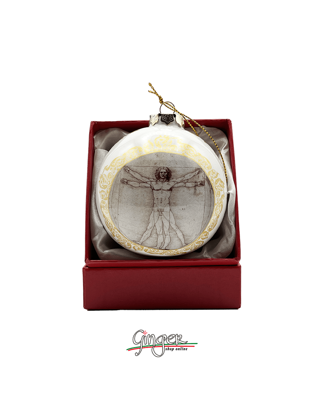 Babbo Natale Set di 6 palline di Natale in metallo da appendere e aprire, decorazioni natalizie, Babbo Natale (6 palline di Natale gnomo