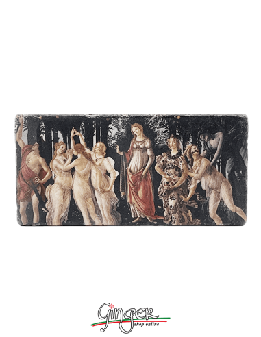 "New" - Magnet in real raw Italian marble - Spring (Sandro Botticelli)