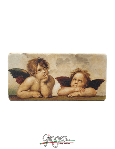 "Novità" - Calamita in marmo - gli Angeli (dettaglio della Madonna Sistina di Raffaello)