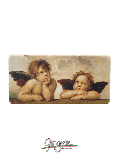 "Novità" - Calamita in marmo - gli Angeli (dettaglio della Madonna Sistina di Raffaello)