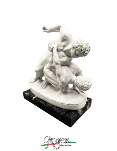 Fighting men sculpture - 11 cm