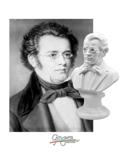 Musicisti Compositori - Franz Schubert - busto 15 cm