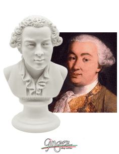 Carlo Goldoni - bust 6.0 in. (15 cm) 2