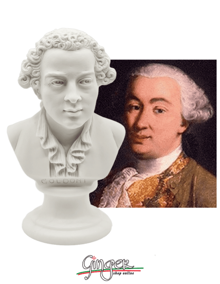 Carlo Goldoni - busto 15 cm