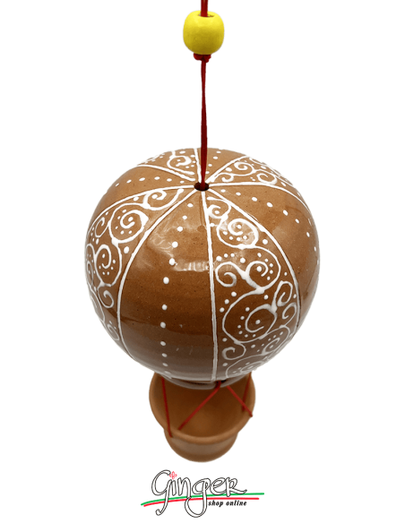 La Mongolfiera in Ceramica - diametro 8 cm altezza 15 cm - 2401