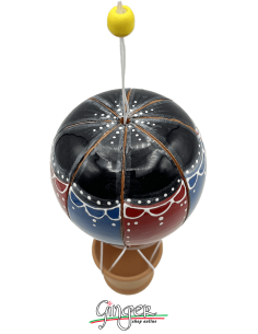 Ceramic Hot Air Balloon - diameter 8 cm (3.15") height 15 cm (5.9") - 2402 2