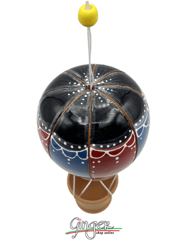 Ceramic Hot Air Balloon - diameter 8 cm (3.15") height 15 cm (5.9") - 2402