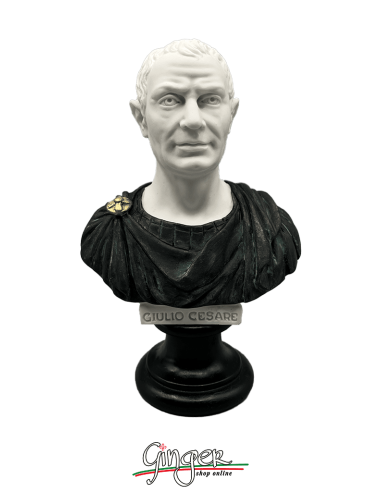 Imperatori Romani - Gaio Giulio Cesare - busto bicolore 16 cm