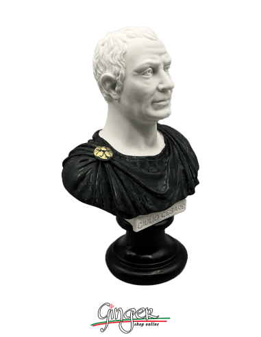 Antica Roma - Gaio Giulio Cesare - busto bicolore 16 cm