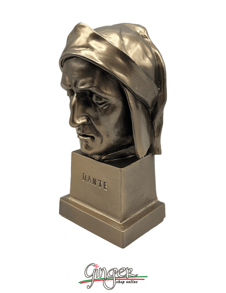 Dante Alighieri - busto patinato 10 cm
