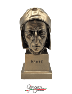 Dante Alighieri - busto patinato 10 cm