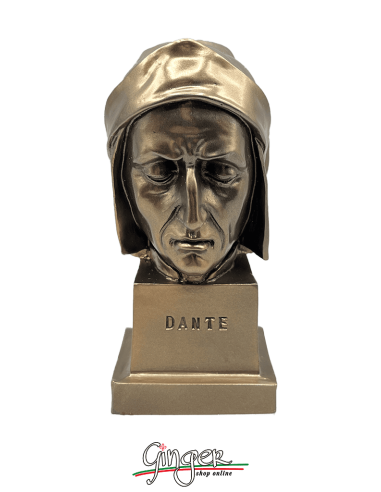 Dante Alighieri - busto patinato 10 cm