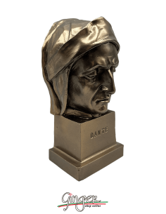 Dante Alighieri - busto patinato 10 cm 2