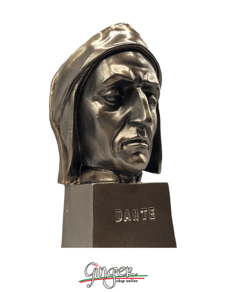 Dante Alighieri - busto patinato 10 cm
