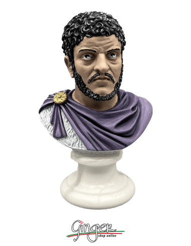 Roman Emperor - Caracalla - bust 5.9 in. (15 cm) - hand painted