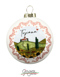 Christmas Ornaments - Cities of Italy: Tuscany - 80 mm (3.14") 2