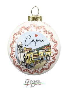 Christmas Ornaments - Cities of Italy: Capri and Sorrento - 80 mm (3.14") 2