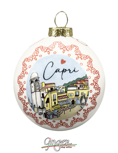 "New" Christmas Ornaments - Cities of Italy: Capri and Sorrento - 80 mm (3.14")