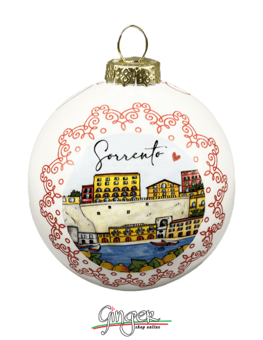 Christmas Ornaments - Cities of Italy: Capri and Sorrento - 80 mm (3.14")