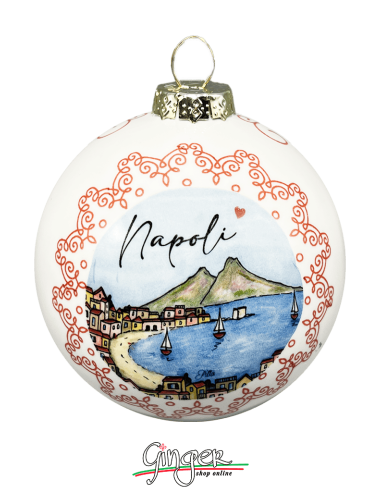 "New" Christmas Ornaments - Cities of Italy: Naples - 80 mm (3.14")