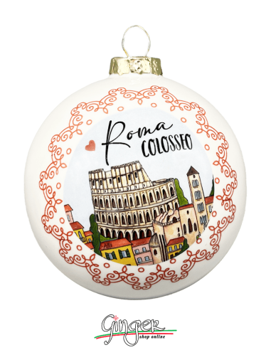 "New" Christmas Ornaments - Cities of Italy: Rome - 80 mm (3.14")