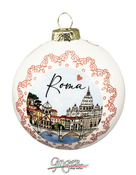 Christmas Ornaments - Cities of Italy: Rome - 80 mm (3.14")