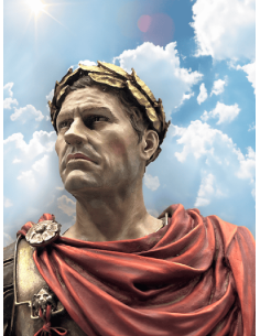 Miniature da collezione: Gaio Giulio Cesare - dipinto a mano 2