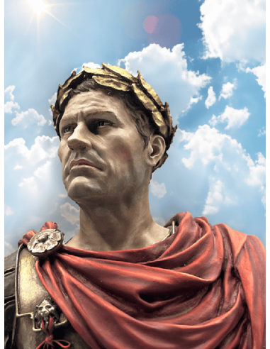 Miniature da collezione: Gaio Giulio Cesare - dipinto a mano